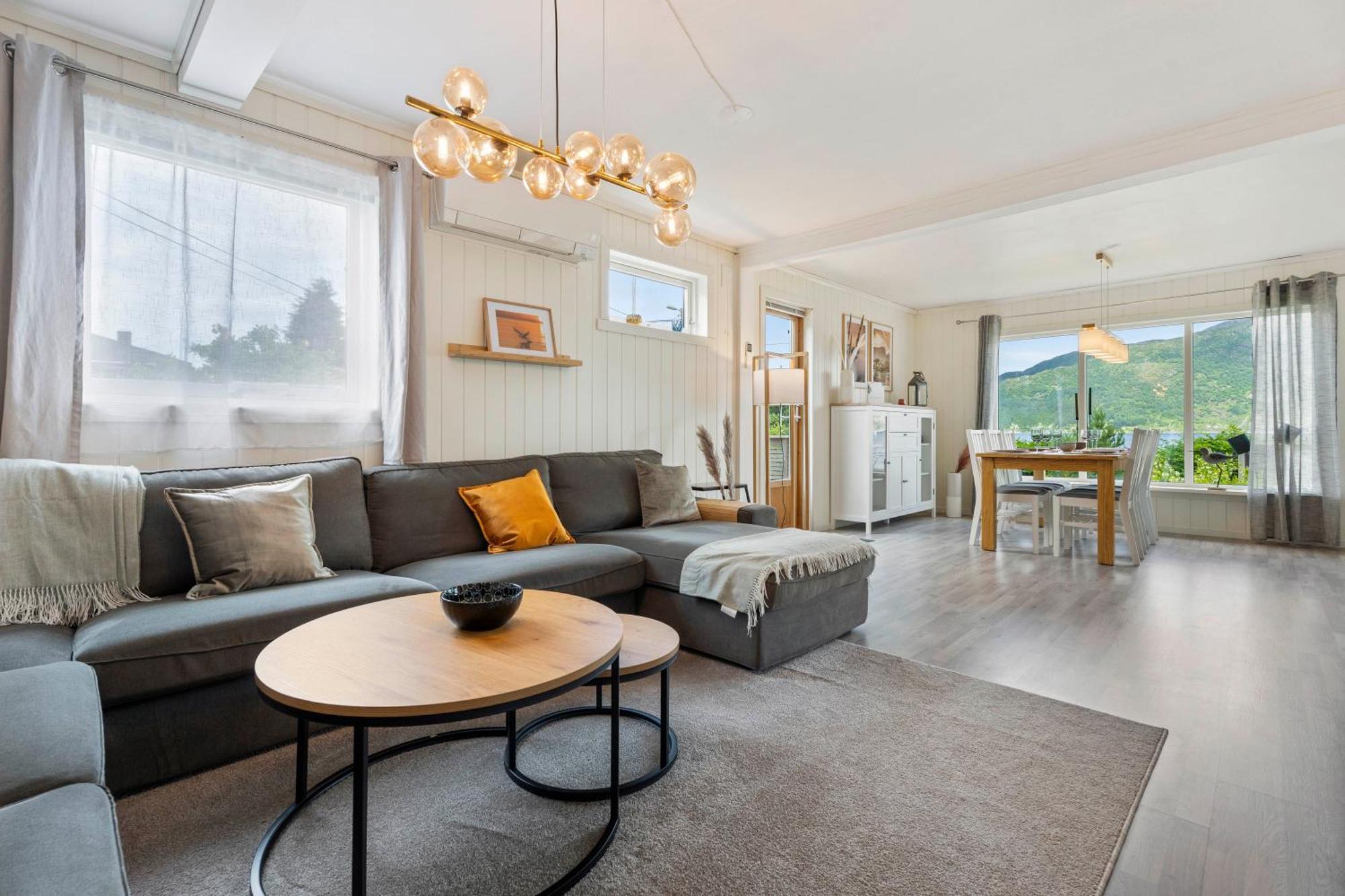 Rovde Fjordferien Villa Bagian luar foto